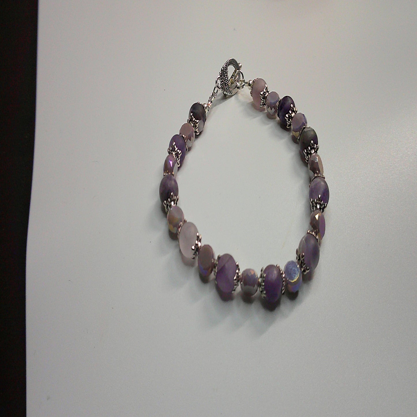 Purple Amythist Braclette