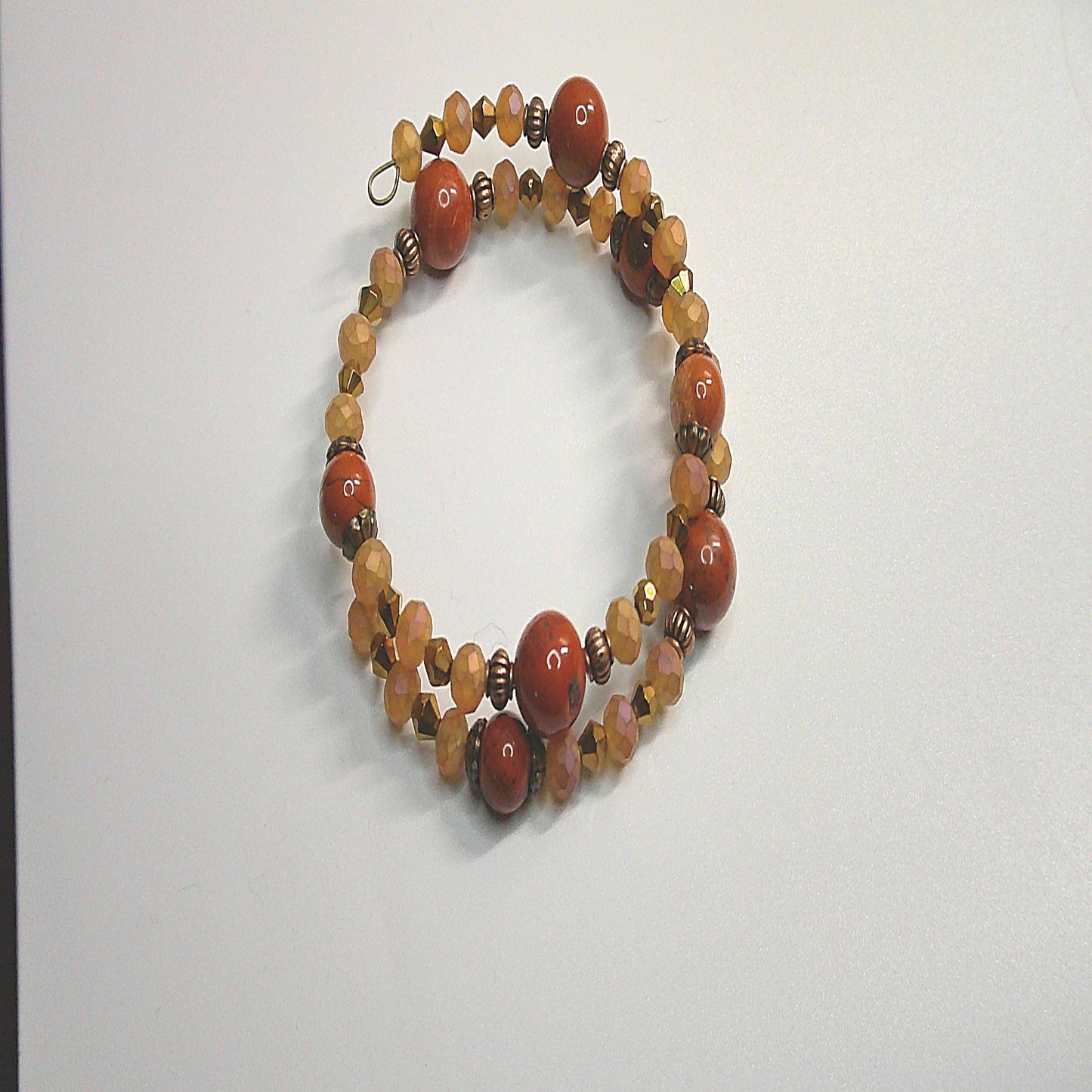 Red Jasper Wrap Bracelet